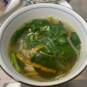 栄養満点！モロヘイヤの野菜スープ